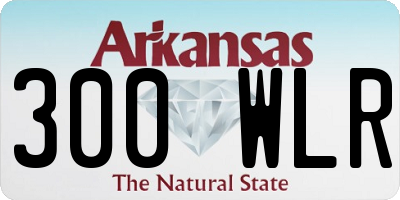 AR license plate 300WLR