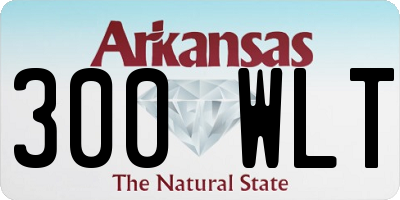 AR license plate 300WLT