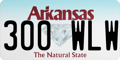 AR license plate 300WLW