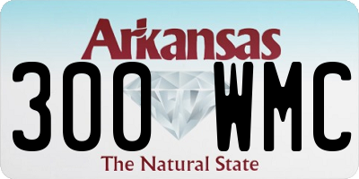 AR license plate 300WMC