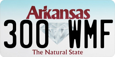 AR license plate 300WMF