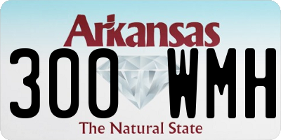 AR license plate 300WMH