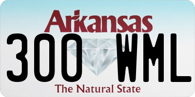 AR license plate 300WML