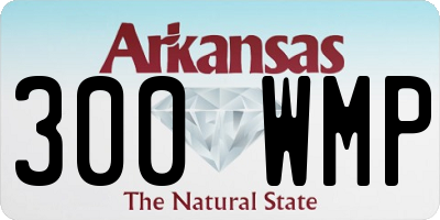 AR license plate 300WMP