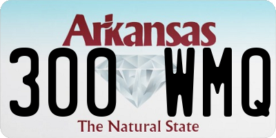 AR license plate 300WMQ