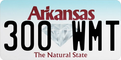 AR license plate 300WMT