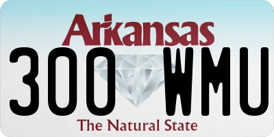 AR license plate 300WMU