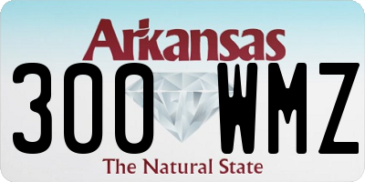 AR license plate 300WMZ