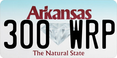AR license plate 300WRP