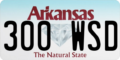 AR license plate 300WSD