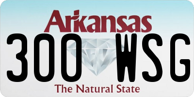 AR license plate 300WSG