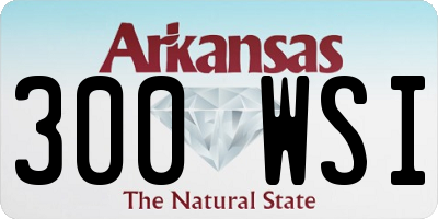 AR license plate 300WSI