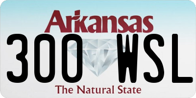 AR license plate 300WSL