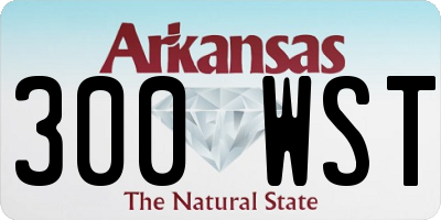 AR license plate 300WST