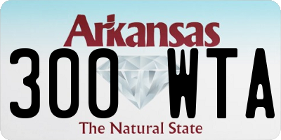 AR license plate 300WTA
