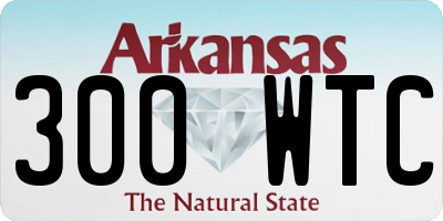 AR license plate 300WTC