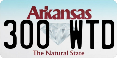 AR license plate 300WTD