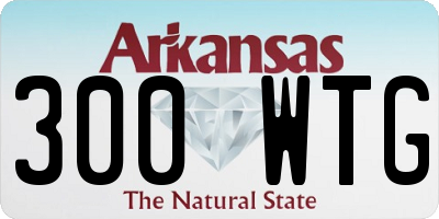AR license plate 300WTG