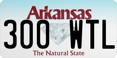 AR license plate 300WTL