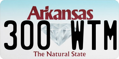 AR license plate 300WTM