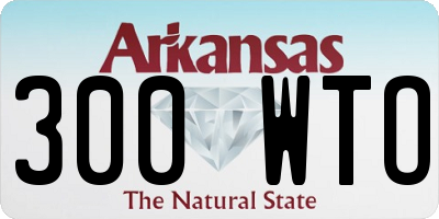 AR license plate 300WTO