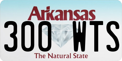 AR license plate 300WTS