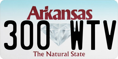 AR license plate 300WTV