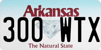 AR license plate 300WTX