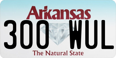 AR license plate 300WUL