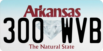 AR license plate 300WVB