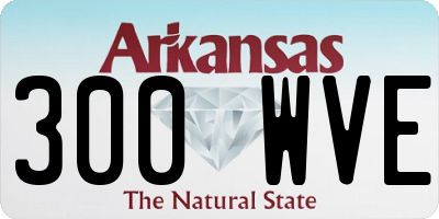 AR license plate 300WVE