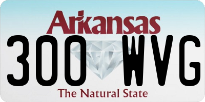 AR license plate 300WVG