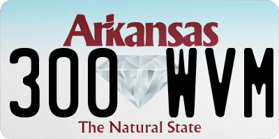 AR license plate 300WVM