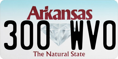 AR license plate 300WVO