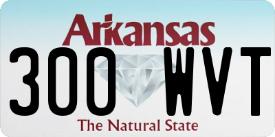 AR license plate 300WVT