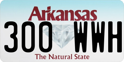 AR license plate 300WWH