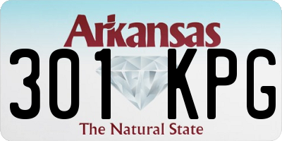 AR license plate 301KPG