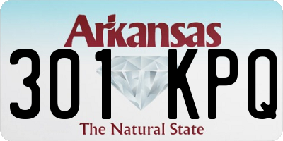 AR license plate 301KPQ