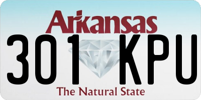 AR license plate 301KPU