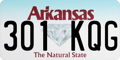 AR license plate 301KQG