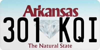 AR license plate 301KQI