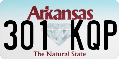 AR license plate 301KQP