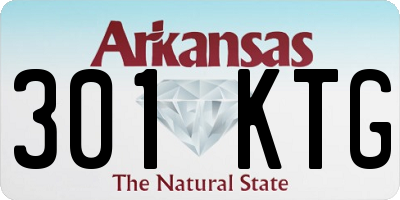 AR license plate 301KTG