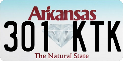 AR license plate 301KTK