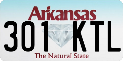 AR license plate 301KTL