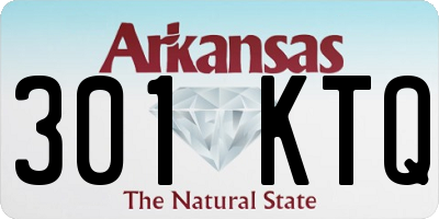 AR license plate 301KTQ
