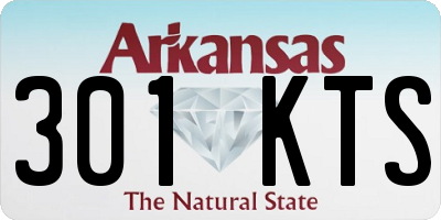 AR license plate 301KTS