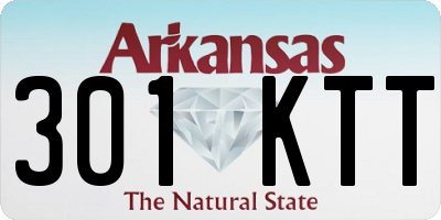 AR license plate 301KTT