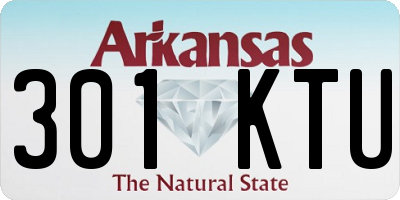 AR license plate 301KTU