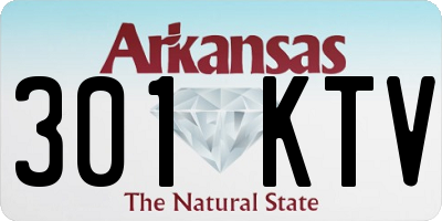 AR license plate 301KTV